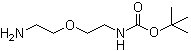 structure of CAS# 127828-22-2, tert-Butyl [2-(2-aminoethoxy)ethyl]carbamate