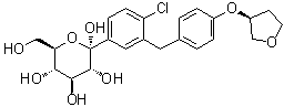 CAS # 1279691-35-8, 1-C-[4-Chloro-3-[[4-[[(3S)-tetrahydro-3-furanyl]oxy]phenyl]methyl]phenyl]-alpha-D-glucopyranose