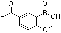 structure of CAS# 127972-02-5, 5-醛基-2-甲氧基苯硼酸