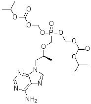 structure of CAS# 1280130-08-6, (S)-Tenofovir Disoproxil