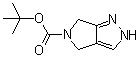 structure of CAS# 1280210-79-8, 2,6-二氢吡咯并[3,4-c]吡唑-5(4H)-羧酸叔丁酯