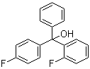 structure of CAS# 128092-72-8, (2-Fluorophenyl)(4-fluorophenyl)phenylmethanol