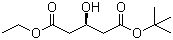 CAS # 128237-30-9, (3R)-3-Hydroxypentanedioic acid tert-butyl ethyl ester
