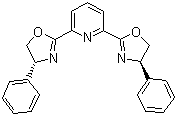 structure of CAS# 128249-70-7, 2,6-二[(4R)-4-苯基-2-恶唑啉基]吡啶