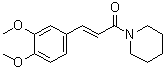 structure of CAS# 128261-84-7, (2E)-3-(3,4-Dimethoxyphenyl)-1-(1-piperidinyl)-2-propen-1-one