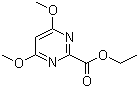 structure of CAS# 128276-49-3, Ethyl 4,6-dimethoxypyrimidine-2-carboxylate