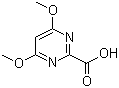 structure of CAS# 128276-50-6, 4,6-Dimethoxypyrimidine-2-carboxylic acid