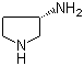 structure of CAS# 128345-57-3, (S)-3-氨基吡咯烷