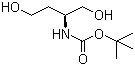 structure of CAS# 128427-10-1, (S)-2-Boc-氨基-1,4-丁醇