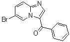 structure of CAS# 1284293-40-8, (6-溴咪唑并[1,2-a]吡啶-3-基)苯基甲酮