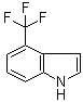 structure of CAS# 128562-95-8, 4-(三氟甲基)吲哚