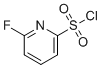 structure of CAS# 128583-07-3, 6-Fluoropyridine-2-sulfonyl chloride