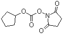 structure of CAS# 128595-07-3, 环戊基-N-琥珀酰亚胺基碳酸酯