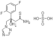 CAS # 1286730-01-5, (2R,3R)-3-(2,5-Difluorophenyl)-3-hydroxy-2-methyl-4-(1H-1,2,4-triazol-1-yl)thiobutyramide sulfate