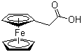 structure of CAS# 1287-16-7, 二茂铁乙酸