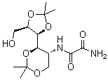 CAS 登录号：128741-75-3, 2-[(氨基氧代乙酰基)氨基]-2-脱氧-1,3:4,5-二-O-(异丙亚基)-D-甘露醇