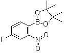 structure of CAS# 1288978-82-4, (4-氟-2-硝基苯基)-硼酸频哪醇酯