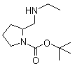 structure of CAS# 1289385-02-9, 2-[(乙基氨基)甲基]-1-吡咯烷甲酸叔丁酯