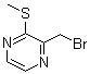 CAS # 1289385-55-2, 2-(Bromomethyl)-3-(methylthio)pyrazine
