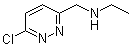 CAS # 1289386-56-6, 6-Chloro-N-ethyl-3-pyridazinemethanamine