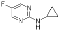 structure of CAS# 1289387-32-1, N-环丙基-5-氟-2-嘧啶胺