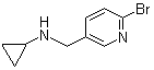 structure of CAS# 1289387-50-3, 6-溴-N-环丙基-3-吡啶甲胺