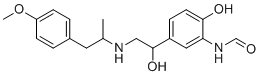 CAS # 128954-45-0, N-[2-hydroxy-5-[1-hydroxy-2-[[2-(4-methoxyphenyl)-1-methylethyl]amino]ethyl]phenyl]-Formamide