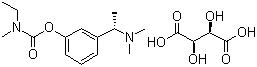 structure of CAS# 129101-54-8, 酒石酸卡巴拉汀