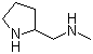CAS # 129263-70-3, N-Methyl-2-pyrrolidinemethanamine, (+/-)-2-(Methylaminomethyl)pyrrolidine, (+/-)-N-Methyl-2-pyrrolidinemethylamine