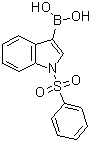structure of CAS# 129271-98-3, 1-Benzenesulfonyl-1H-indole-3-boronic acid