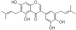 structure of CAS# 129280-34-8, Isoangustone A