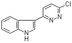 structure of CAS# 129287-26-9, 3-(6-氯-3-哒嗪基)-1H-吲哚