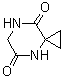 structure of CAS# 129306-17-8, 4,7-Diazaspiro[2.5]octane-5,8-dione