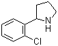 CAS 登录号：129540-21-2, 2-(2-氯苯基)吡咯烷, 2-邻氯苯基四氢吡咯