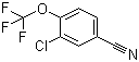 structure of CAS# 129604-26-8, 3-Chloro-4-(trifluoromethoxy)benzonitrile