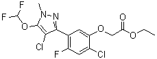 structure of CAS# 129630-19-9, Pyraflufen-ethyl