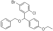 CAS 登录号：1298086-15-3, 4-溴-1-氯-2-[(4-乙氧基苯基)(苯基甲氧基)甲基]苯