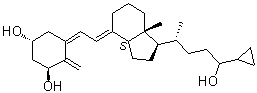 CAS # 129831-99-8, (1alpha,3beta,5Z,7E)-24-Cyclopropyl-9,10-secochola-5,7,10(19)-triene-1,3,24-triol, MC 976