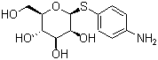 CAS # 129970-93-0, 4-Aminophenyl 1-thio-beta-D-mannopyranoside, p-(Aminophenyl)-beta-D-thiomannopyranoside
