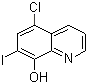 structure of CAS# 130-26-7, 氯碘羟喹