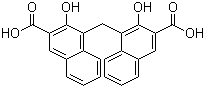 structure of CAS# 130-85-8, 帕莫酸