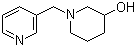 CAS # 130054-54-5, 1-(3-Pyridinylmethyl)-3-piperidinol