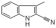 structure of CAS# 13006-59-2, 2-Cyano-3-methylindole