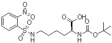 CAS # 1301706-36-4, N2-[(1,1-Dimethylethoxy)carbonyl]-N6-[(2-nitrophenyl)sulfonyl]-L-lysine