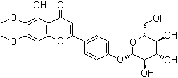 CAS 登录号：13020-19-4, 滨蓟黄甙