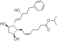 CAS # 130209-76-6, Bimatoprost isopropyl ester, 7-[(1R,2R,3R,5S)-3,5-Dihydroxy-2-[(1E,3S)-3-hydroxy-5-phenyl-1-penten-1-yl]cyclopentyl]-5-heptenoic acid 1-methylethyl ester