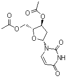 structure of CAS# 13030-62-1, 2'-Deoxy-3',5'-di-O-acetyluridine