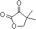 structure of CAS# 13031-04-4, 4,4-二甲基-2,3-呋喃二酮