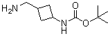 structure of CAS# 130369-10-7, [3-(氨基甲基)环丁基]氨基甲酸叔丁酯