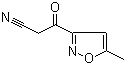structure of CAS# 130371-64-1, 5-甲基-beta-氧代-3-异恶唑丙腈